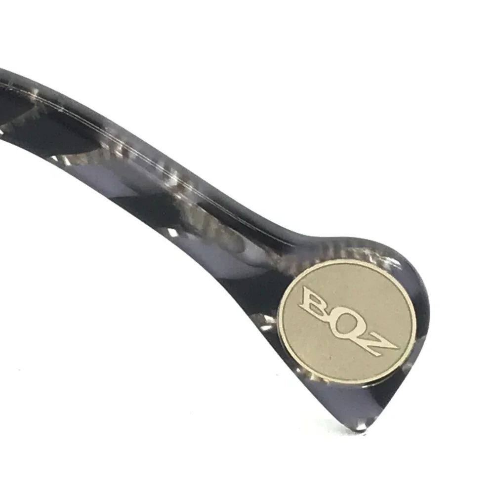 Boz Eyeglasses Frames ZADIG 0010 Black White Silver Cat Eye Patterned 49-19-135